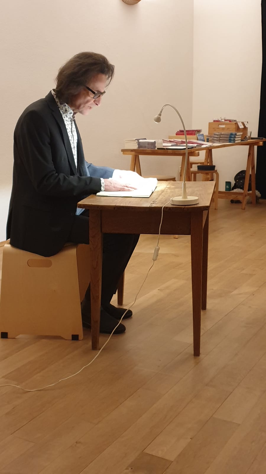 Klaus Rudolf Engert liest bei der Lesung der besonderen Art in Freiburg